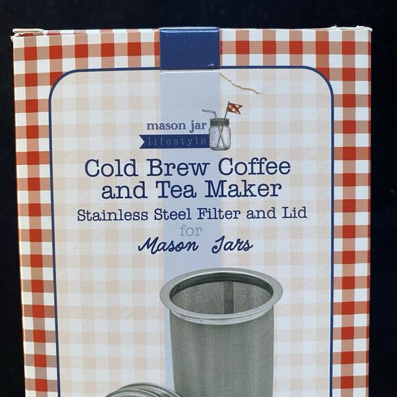 Cold Brew Coffee Maker for Mason Jars - Stainless Steel Iced Coffee. USA. - Picture 2 of 11